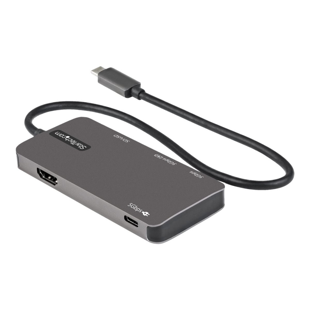 StarTech DKT30CHSDPD USB-C MULTIPORT ADAPTER, 4K HDMI, PD, SD, USB, 3YR - Image 2