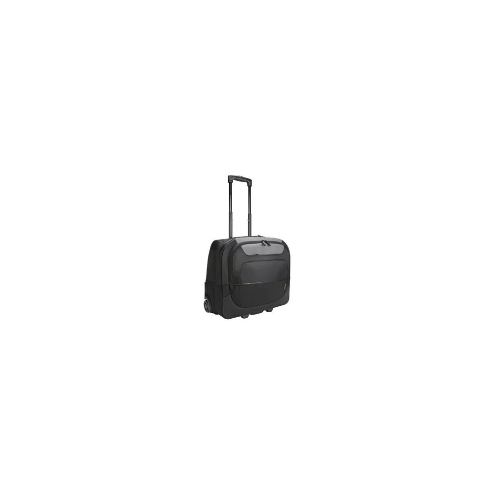 Targus TCG717GL CityGear Carrying Case (Roller) for 38.1 cm (15") to 43.9 cm (17.3") Notebook - Black, Grey - Shock Absorbing, Impact Resistant, Pressure Resistant - 1680D Polyester, Aluminium Body - Handle - 425 mm Height x 390 mm Width x 220 m - Image 3
