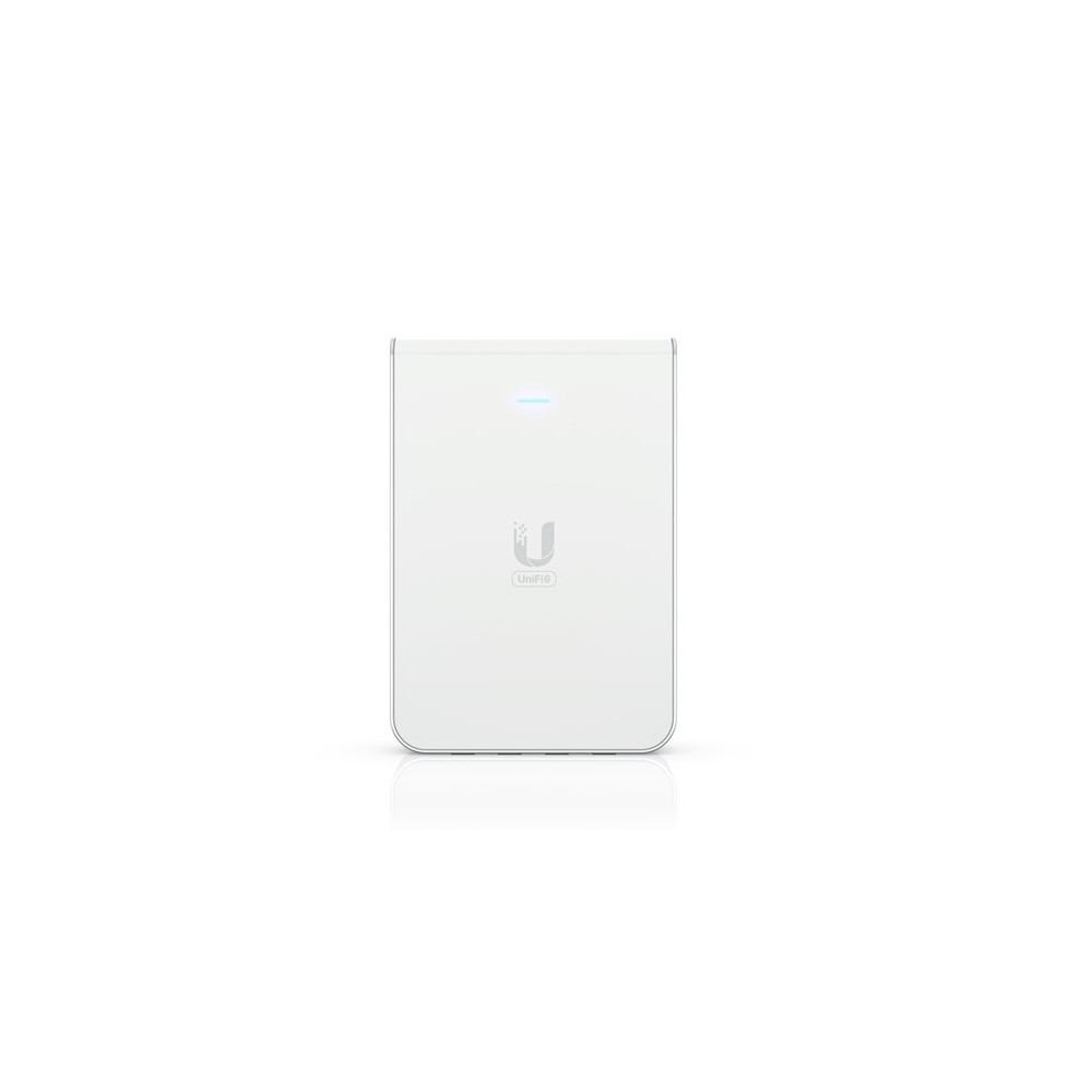 Ubiquiti U6-IW UniFi Wi-Fi 6 In-Wall Wall-mounted Access Point with a Built-in PoE Switch,115 m² Coverage - Image 1