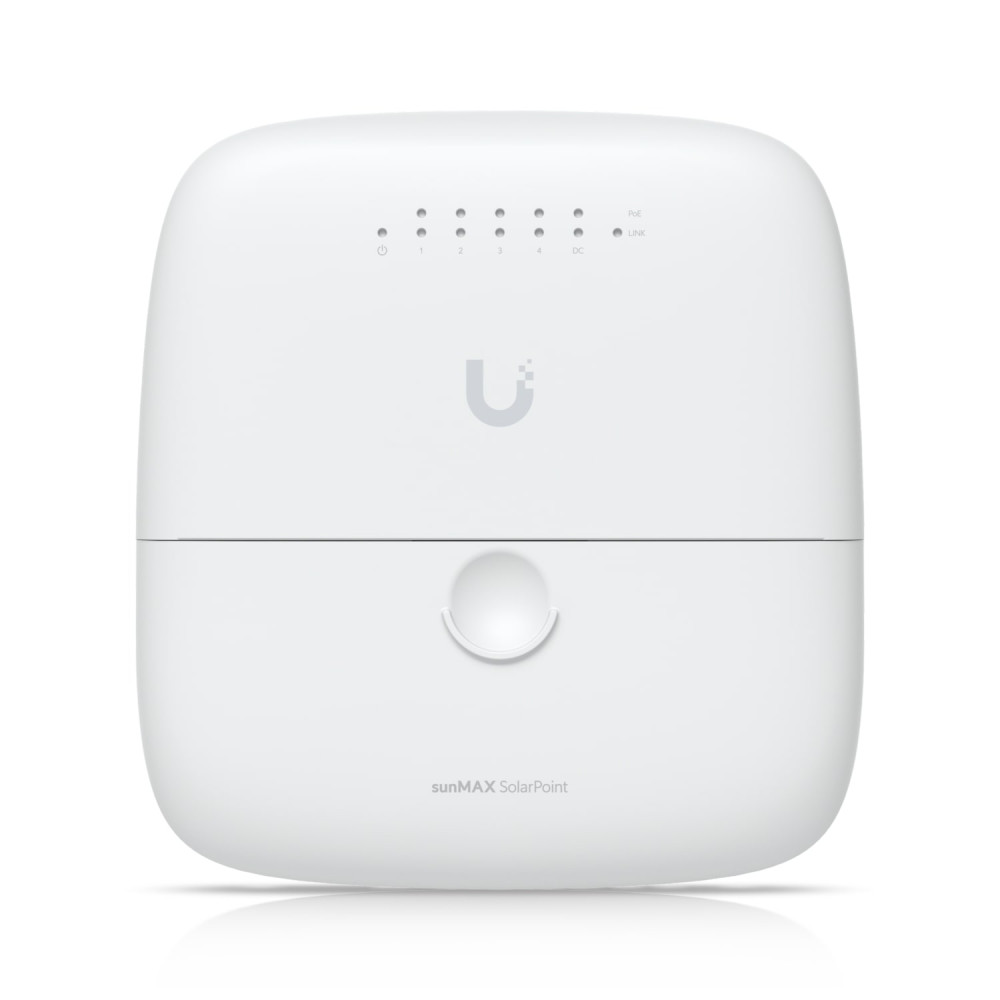Ubiquiti SM-SP-40 sunMAX SolarPoint, , Remotely Managed MPPT 24V 7A Solar Site Charging Appliance, Integrated Four-port, 24V PoE 10/100 Mbps - Image 1