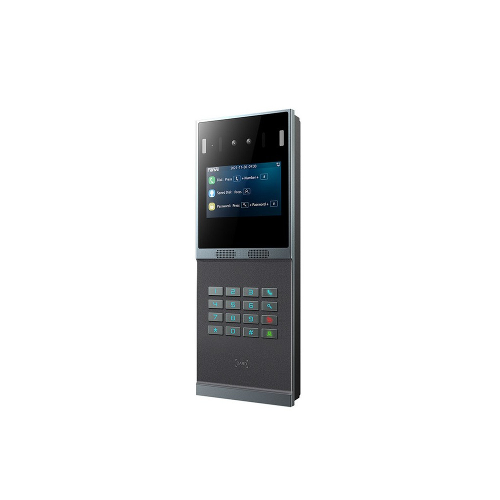 Fanvil IPF-I66 i66 face recognition door phone, dual 2MP cameras, face recognition, QR code access, RFID/IC cards, PoE+, IP66 IK07, ONVIF - Image 1