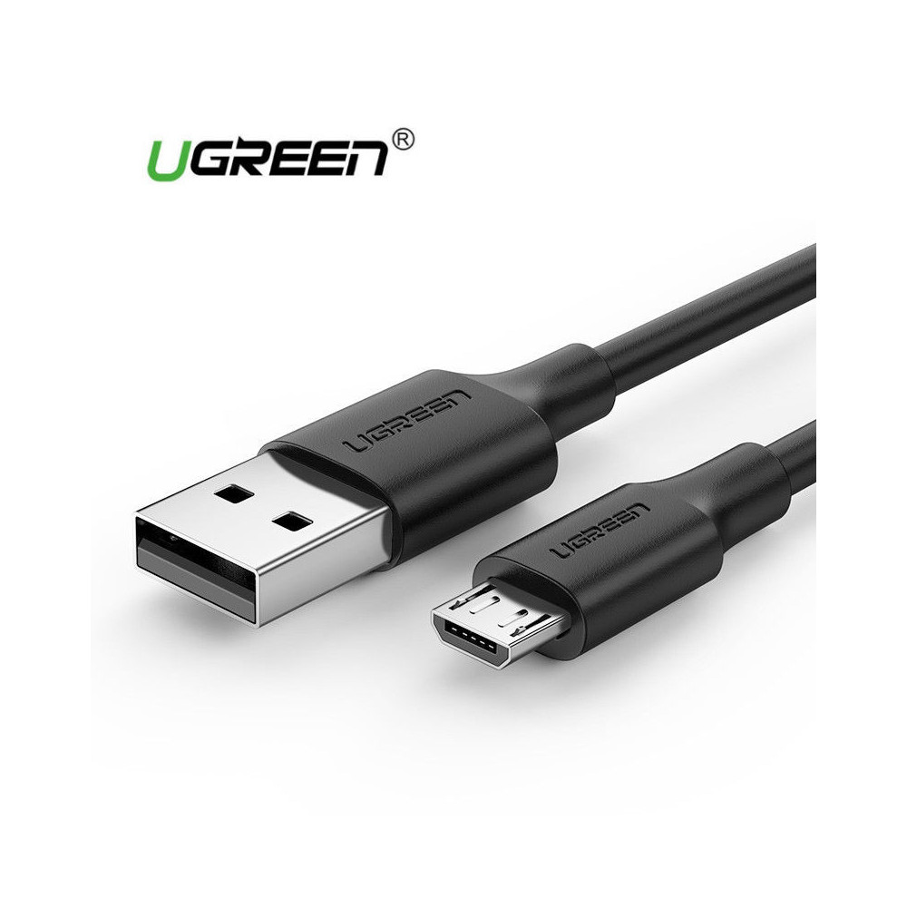 UGREEN 6957303861361 60136 Micro USB2.0 male to USB male cable Nickel-plated 1M Black - Image 1