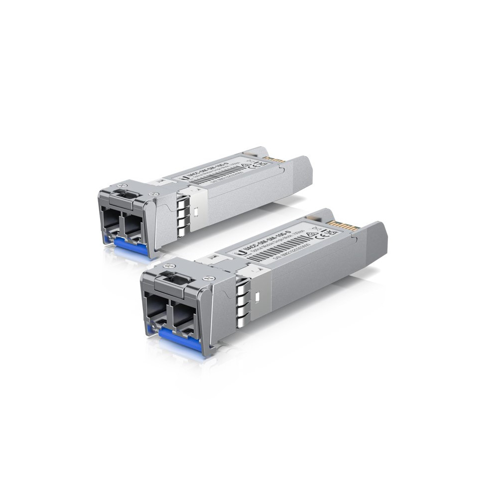 Ubiquiti UACC-OM-SM-10G-D-2 UniFi 2 Pack ( OriginalUI Pack), 10 Gbps Single-Mode Optical Module,Single-mode, Fiber Transceiver, Duplex LC Connect, Up to 10 km - Image 1