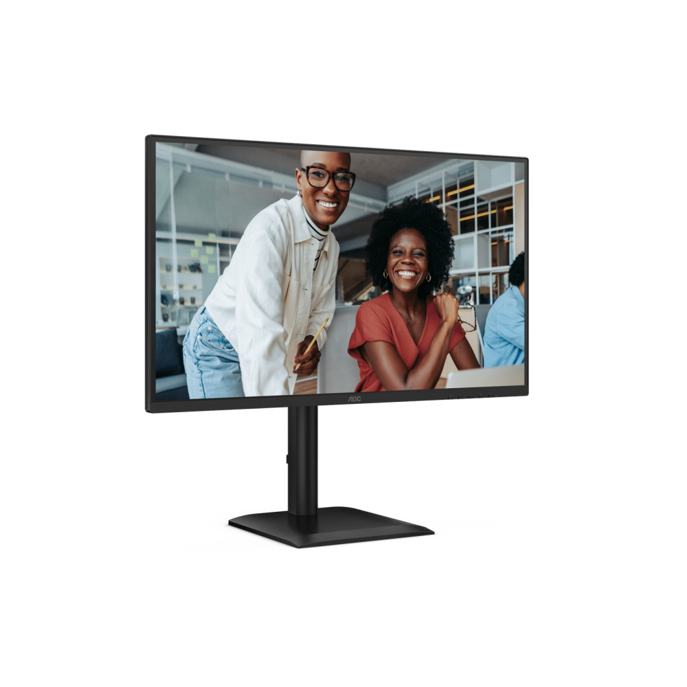 AOC 27E4UJ 27" IPS, 1080p 120Hz, 300 nits, 1500:1, 4ms/1ms, 98% NTSC, HDMI/DP/VGA, USB3.2×4, 2×2W speakers, full ergonomic stand, VESA 100×100 - Image 2