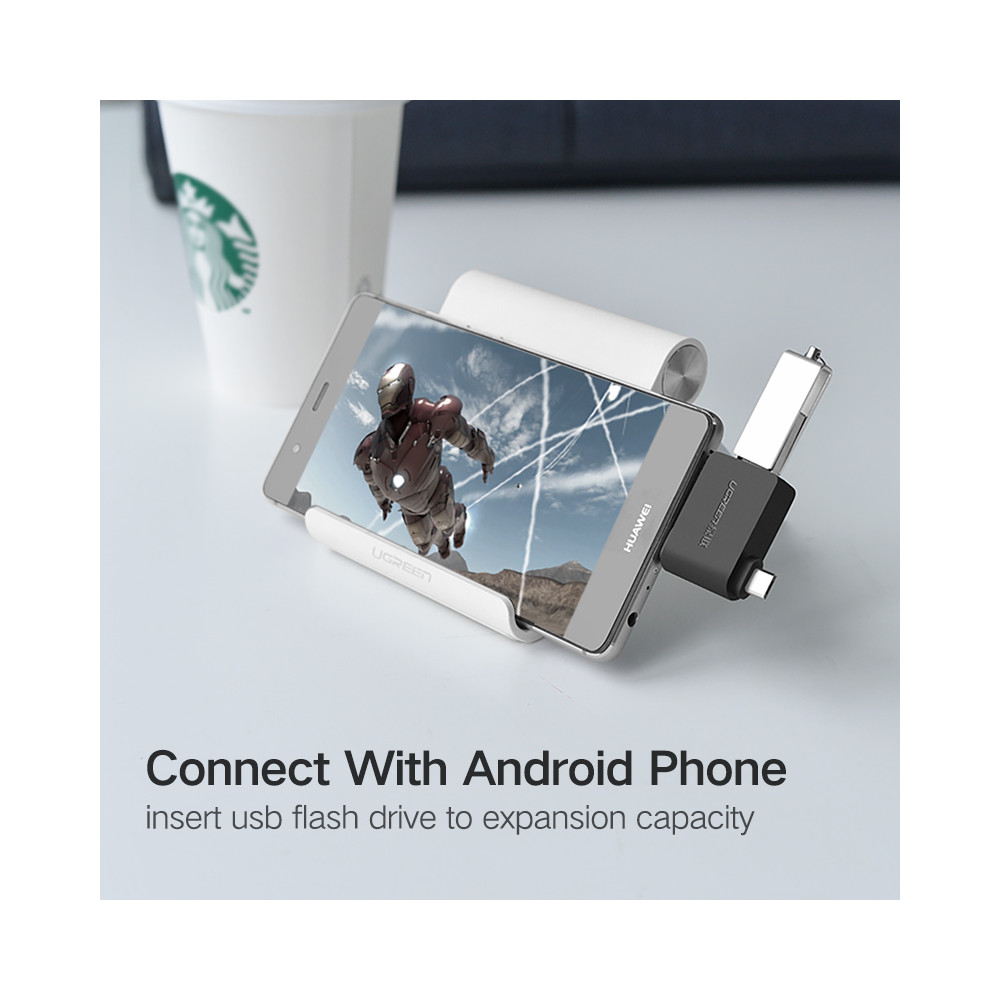 UGREEN 6957303834532 30453 Micro USB+ USB-C to USB 3.0 Adapter - Image 2