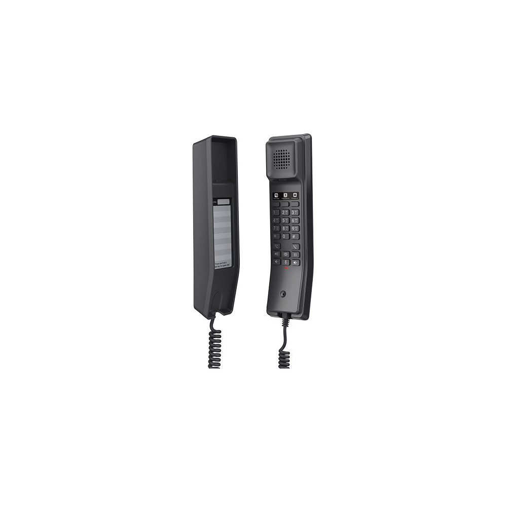 Grandstream GHP611 Hotel Phone, 2 Line IP Phone, 2 SIP Accounts, HD Audio, Powerable Over PoE, Black Colour, 1Yr Wty - Image 1