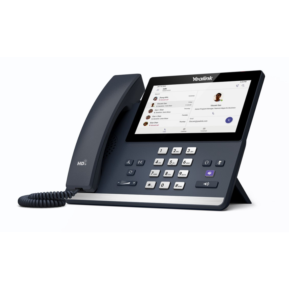 Yealink TEAMS-MP56-E2 MP56 E2 Teams IP Phone, Android 13, Mid-level, Teams and Skype Compatible, 7-inch touchscreen, HD Audio, Teams button, Supports Office 365 - Image 1