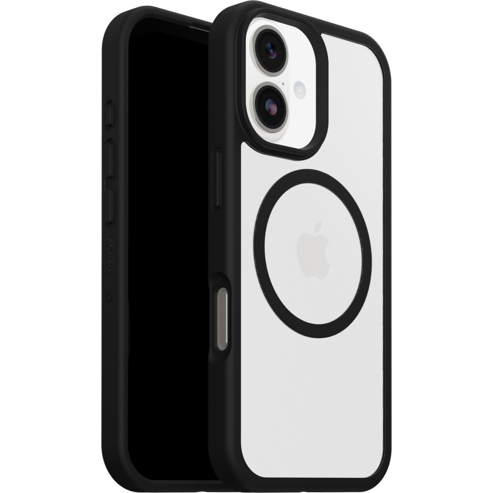 Otterbox 77-98591 React MagSafe Apple iPhone 17 (6.3') Case Black Crystal (Clear/Black) - ,DROP+ Military Standard,Raised Edges,7 Years Warranty - Image 1
