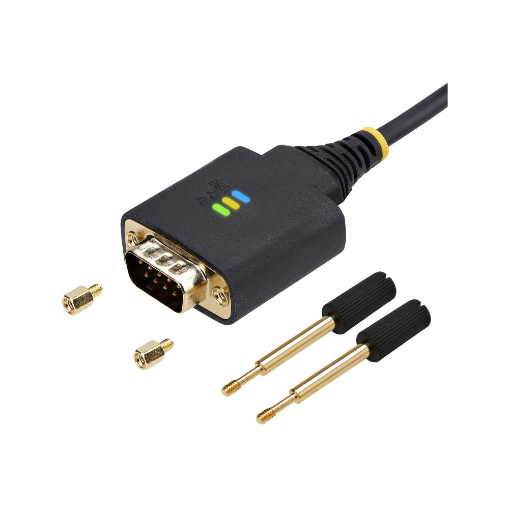 StarTech 2P6FFC-USB-SERIAL 13FT (4M) 2-PORT USB TO SERIAL ADAPTER CABLE, INTERCHANGEABLE DB9 SCREWS/NUTS - Image 1