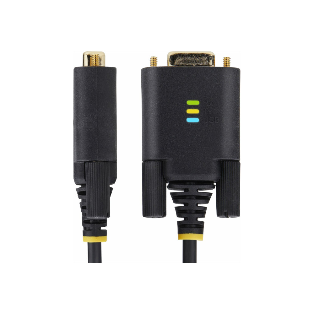 StarTech 2P6FFC-USB-SERIAL 13FT (4M) 2-PORT USB TO SERIAL ADAPTER CABLE, INTERCHANGEABLE DB9 SCREWS/NUTS - Image 3