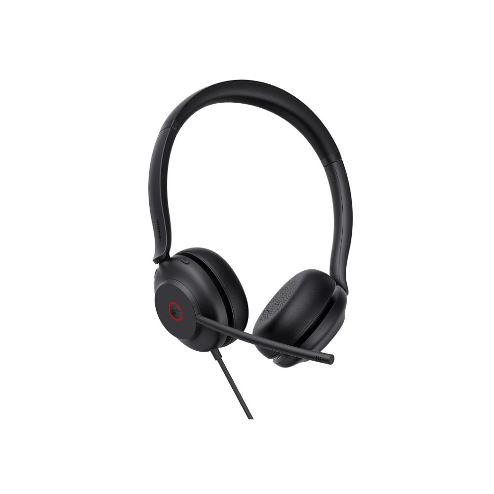 Yealink UH35-D-MS-C/A (UH35) WIRED MS STEREO HEADSET,NOISE CANCELLING MIC,C/A ADAPTER -PROJECT BASE ONLY - Image 1
