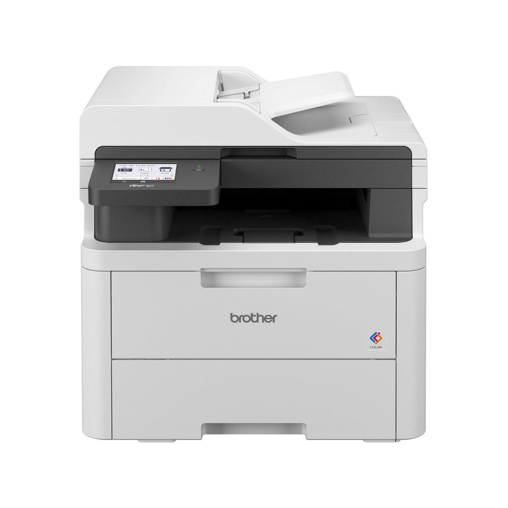Brother MFC-L3755CDW Compact Colour Laser Multi-Function Centre - Print/Scan/Copy/FAX with Print speeds of Up to 26 ppm,2-Sided Print,single side scan - Image 1