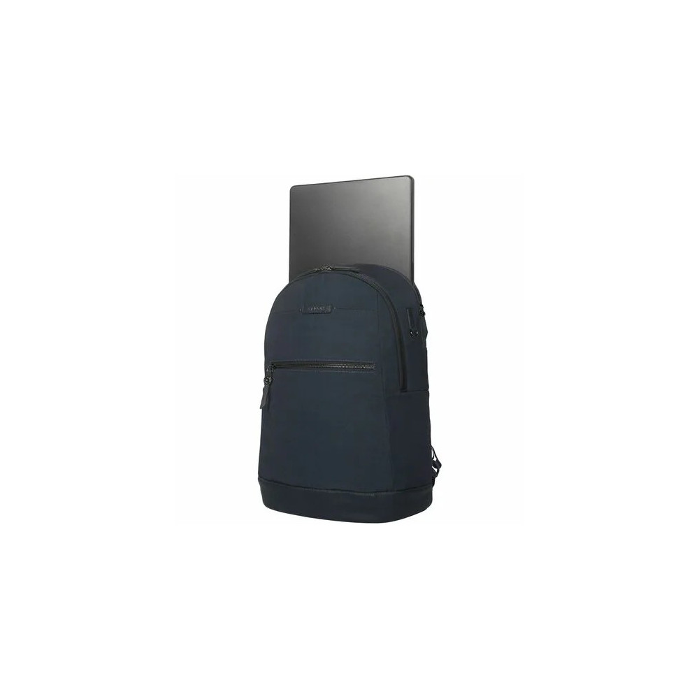 Targus TBB65002GL Avila Carrying Case (Backpack) for 38.1 cm (15") to 40.6 cm (16") Notebook - Midnight Blue - Water Resistant, Weather Resistant - Vegan Leather, Fabric, Plastic Body - Shoulder Strap, Handle, Trolley Strap - 1181.1 mm Height x - Image 14