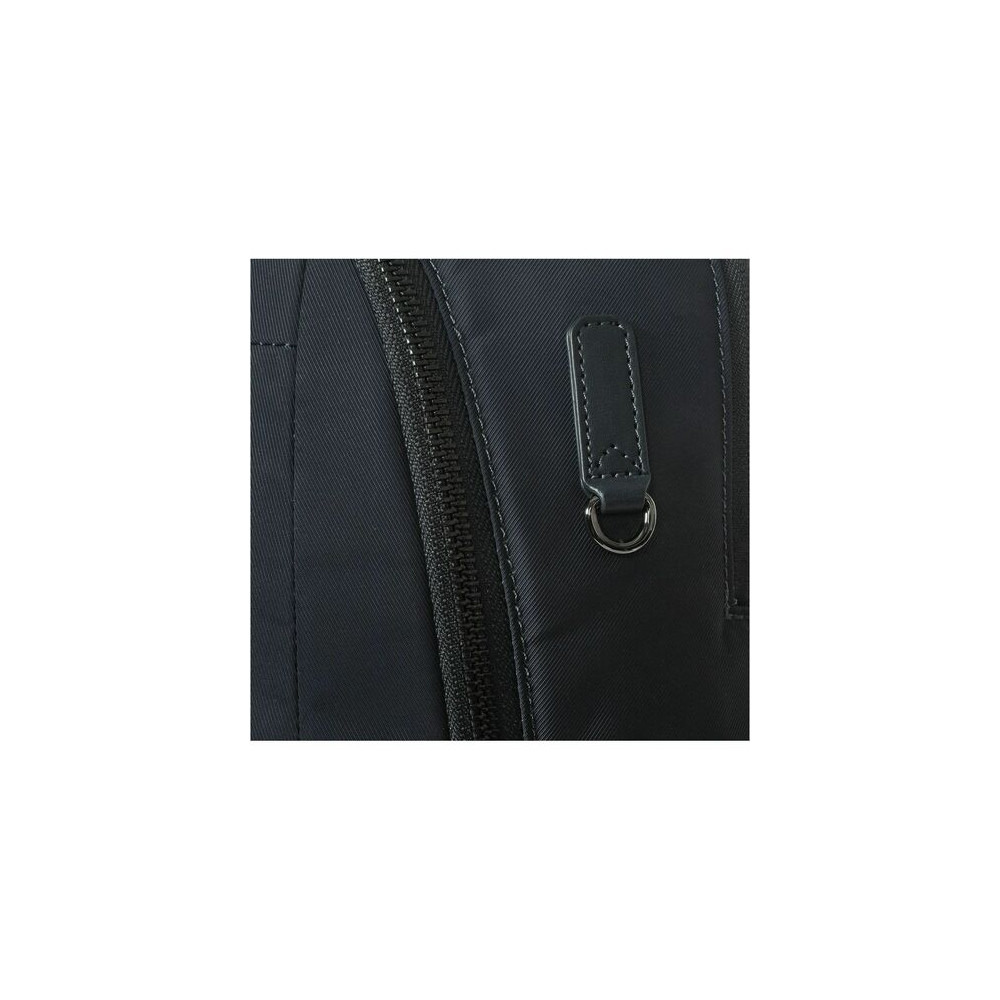 Targus TBB65002GL Avila Carrying Case (Backpack) for 38.1 cm (15") to 40.6 cm (16") Notebook - Midnight Blue - Water Resistant, Weather Resistant - Vegan Leather, Fabric, Plastic Body - Shoulder Strap, Handle, Trolley Strap - 1181.1 mm Height x  - Image 9