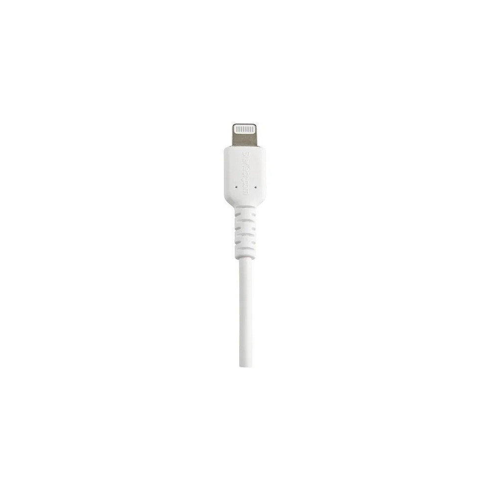 StarTech RUSBLTMM15CMW 15cm (6 inch) Durable White USB-A to Lightning Cable - Heavy Duty Rugged Aramid Fiber USB Type A to Lightning Charger/Sync Power Cord - Apple MFi Certified iPad/iPhone 12 - Image 6
