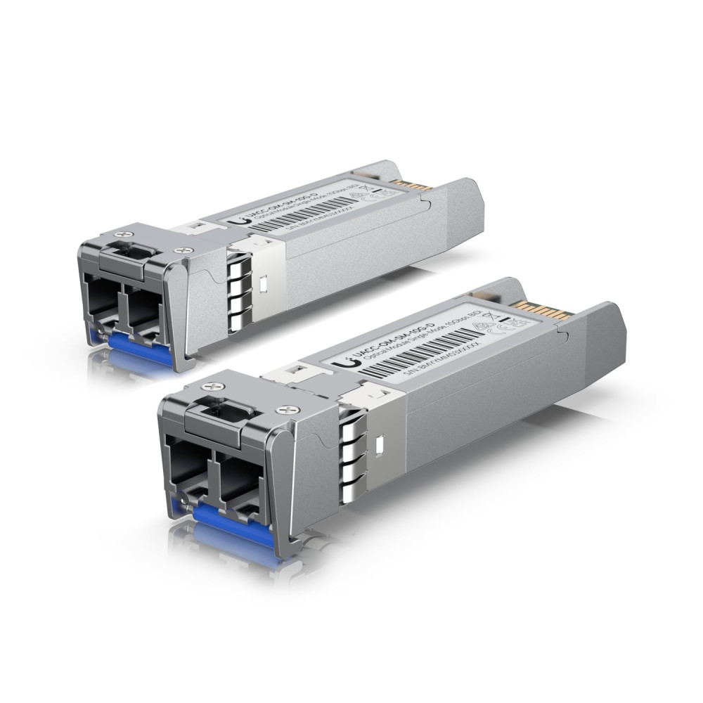 Ubiquiti UACC-OM-SM-10G-D-20 UniFi 20 Pack,10 Gbps Single-Mode Optical Module, Single-mode, Duplex, Fiber Transceiver, Duplex LC Connect, Up to 10km - Image 1