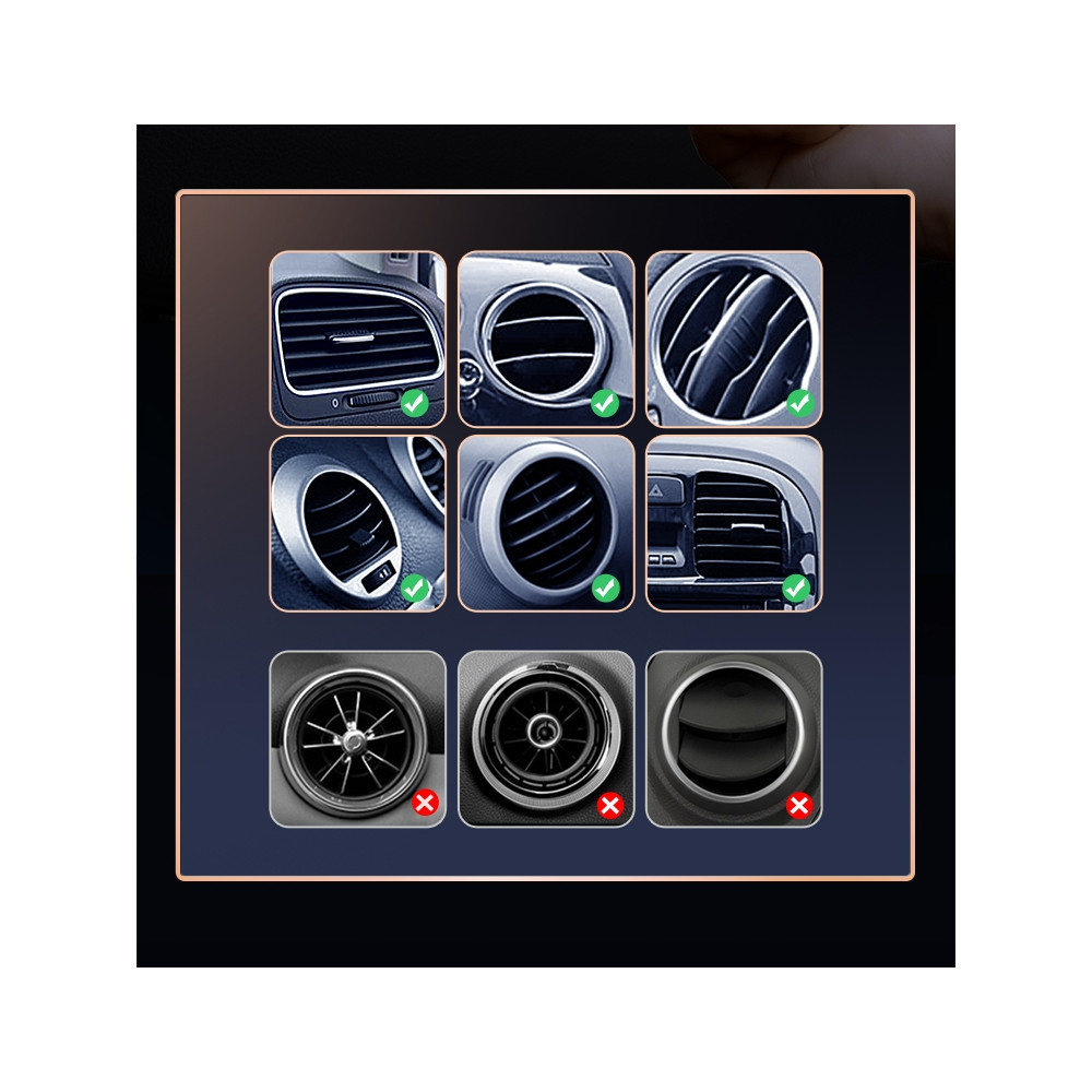 UGREEN 6957303893171 80712B Magnetic Air Vent Car Holder - Image 2