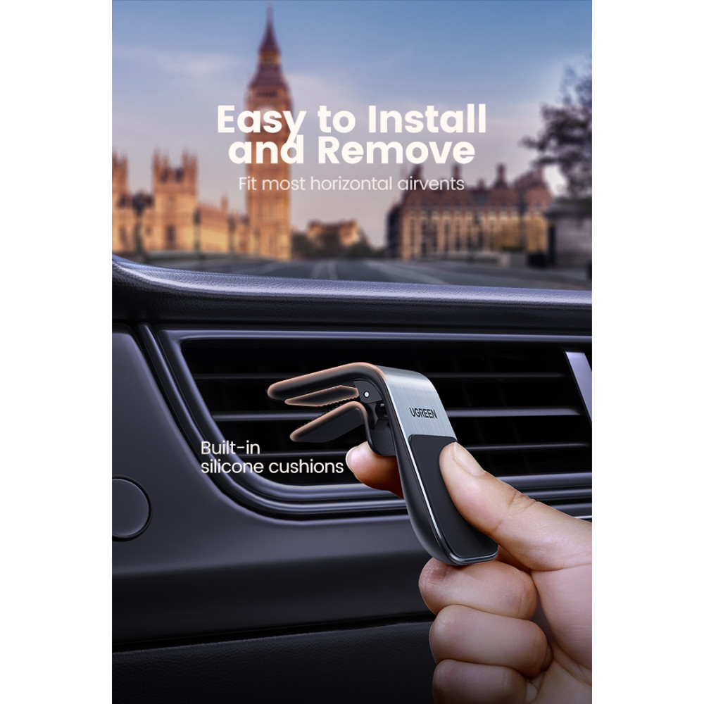 UGREEN 6957303893171 80712B Magnetic Air Vent Car Holder - Image 5