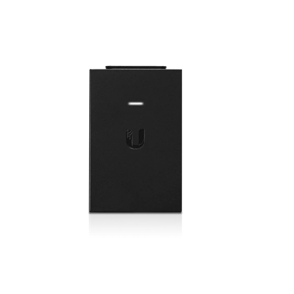 Ubiquiti POE-24-30W POE Injector, 24V DC, 30W, Gigabit Ethernet, Black, Surge and Clamping Protection, Maximum Surge Discharge - Image 1