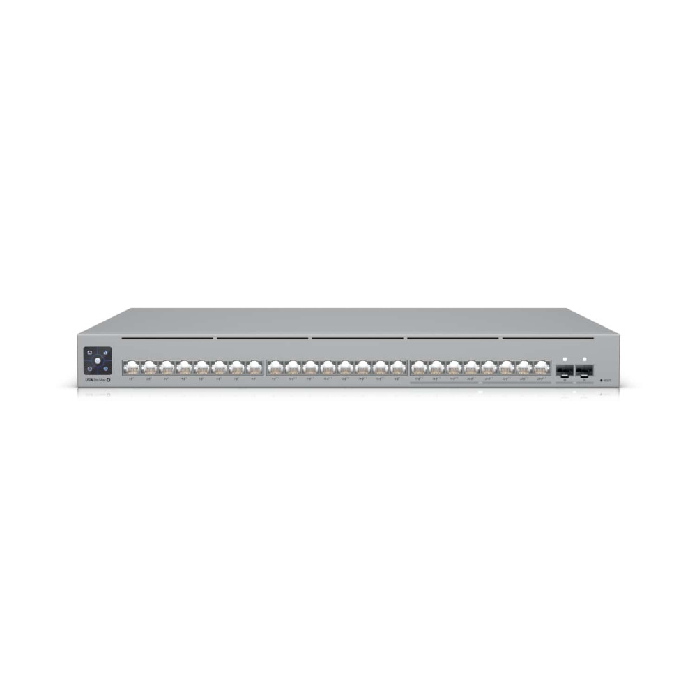 Ubiquiti USW-PRO-MAX-24-POE UniFi SWITCH PRO MAX 24 POE,16 xGbE RJ45 (8 PoE+; 8 PoE++), 8 x 2.5 GbE RJ45,1YR - Image 1