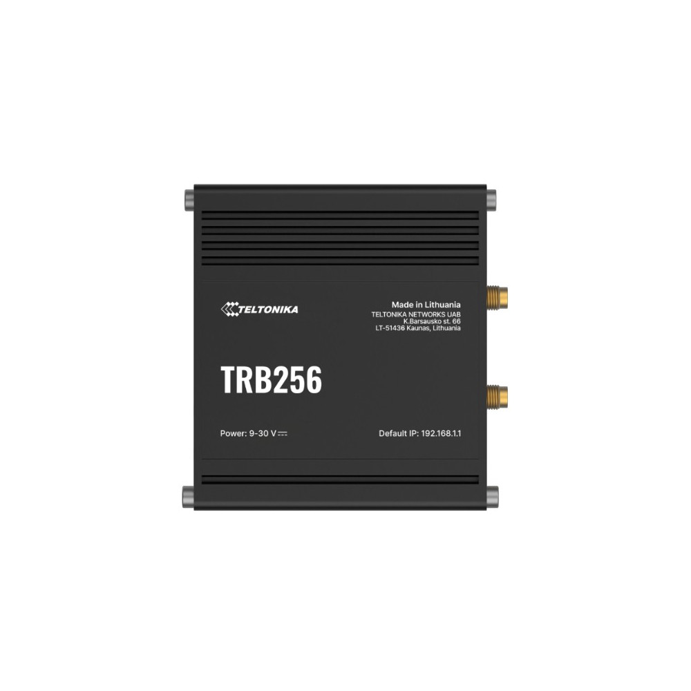 Teltonika TRB256000200 TRB256 Industrial IoT Gateway, 4G/LTE(Cat 4), Dual SIM, 450 MHz BAND, Auto-Failover, Backup WAN, Supports DNP3, PSU excluded - Image 1