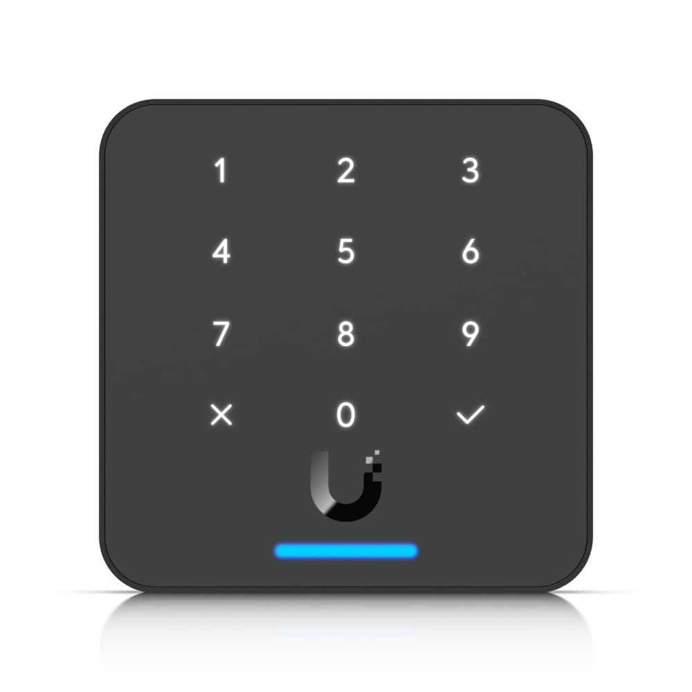 Ubiquiti UA-G3-FLEX-B Reader Flex, Black,Third-generation NFC Card Reader With A Keypad & Apple Touch Pass Support, Outdoor IP55, Power via POE - Image 1