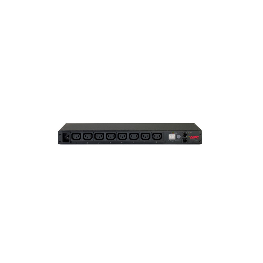 APC AP7821B Rack PDU, Metered, 1U, 16A, 208/230V, (8) C13 - Image 1