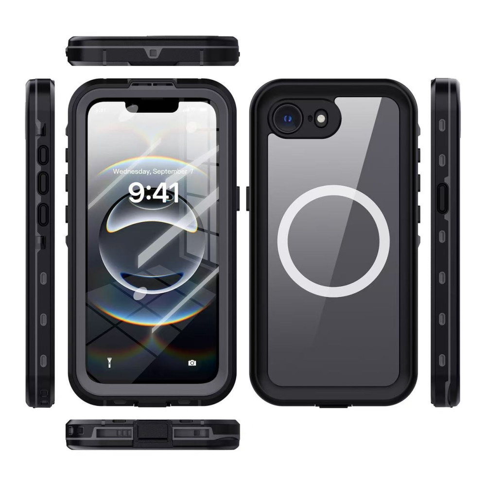 USP HDTWPI16E Apple iPhone 17e / iPhone 16e (6.1') WaterProof Case Black - DROP+ Military Standard, Waterproof, Shockproof, DustProof , 5 Years Warranty - Image 1