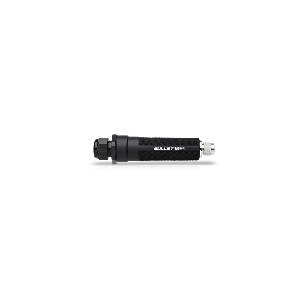 Ubiquiti BULLETAC-IP67 Bullet, Dual Band, 802.11 AC, Titanium Series - Used for PtP / PtMP links - Uses N-Male Connector for Antenna Couple - Image 1