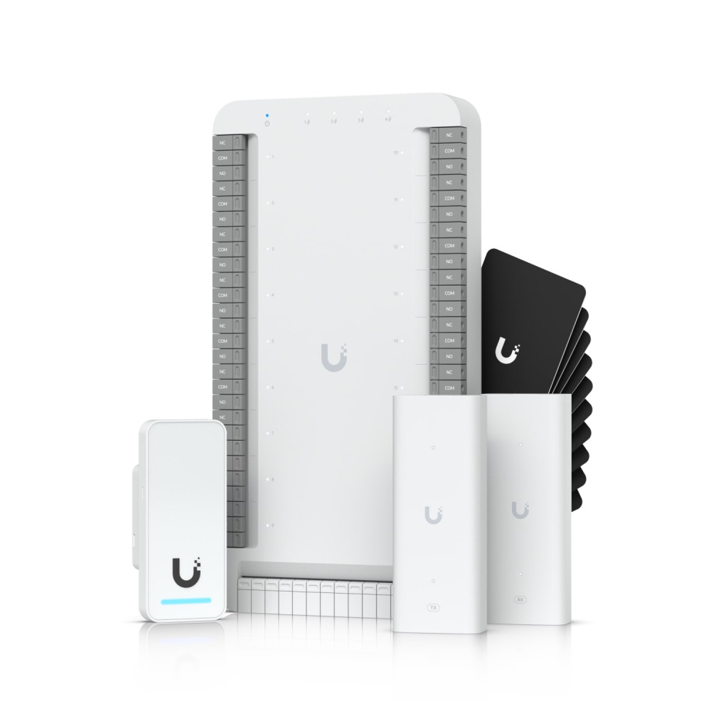Ubiquiti UA-SK-ELEVATOR Elevator Starter Kit, PoE++ , Up/Down/Stop/Full/Door Open, Close/5 Car Position,1 Emergency, Floor Selection Up18 Floors - Image 1