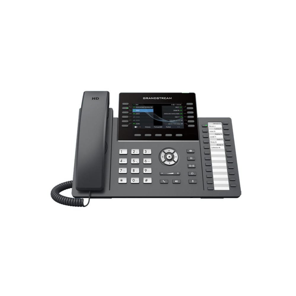 Grandstream GRP2636 6+6 lines, Gigabit, WF/BT, Colour Screen, 24 paper based BLF keys - Image 1