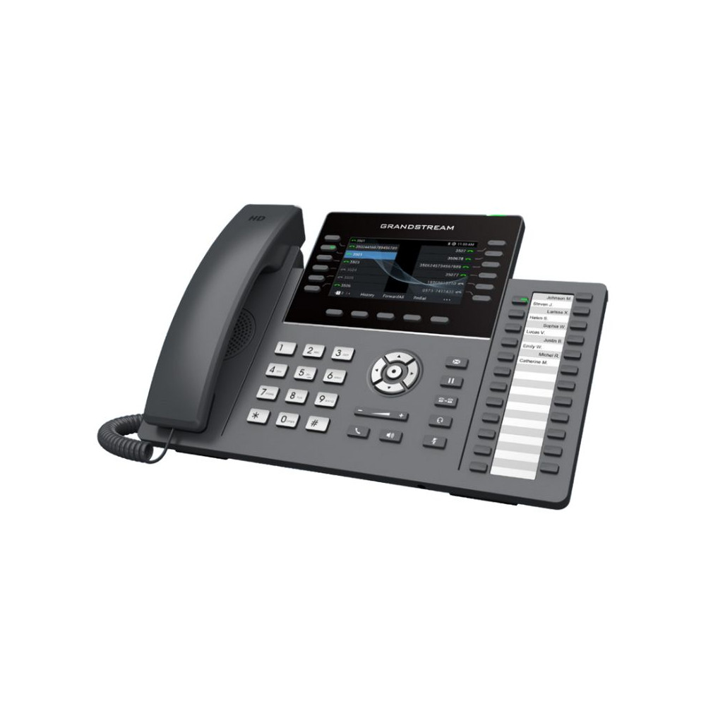 Grandstream GRP2636 6+6 lines, Gigabit, WF/BT, Colour Screen, 24 paper based BLF keys - Image 2