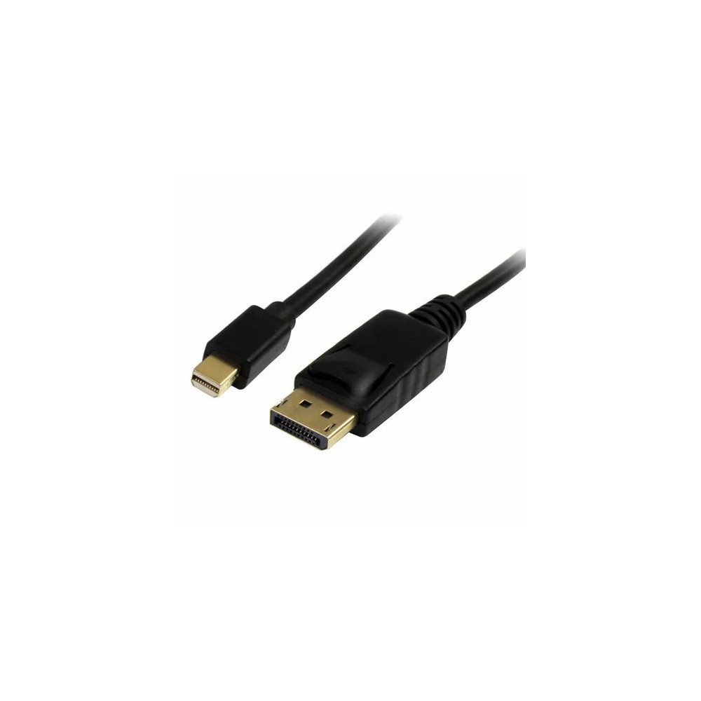 StarTech MDP2DPMM1M 1m (3ft) Mini DisplayPort to DisplayPort 1.2 Cable, 4K x 2K mDP to DisplayPort Adapter Cable, Mini DP to DP Cable for Monitor - Cable for TV, Projector - First End: 1 x 20-pin Mini DisplayPort 1.2 Digital Audio/Video - Male - - Image 2