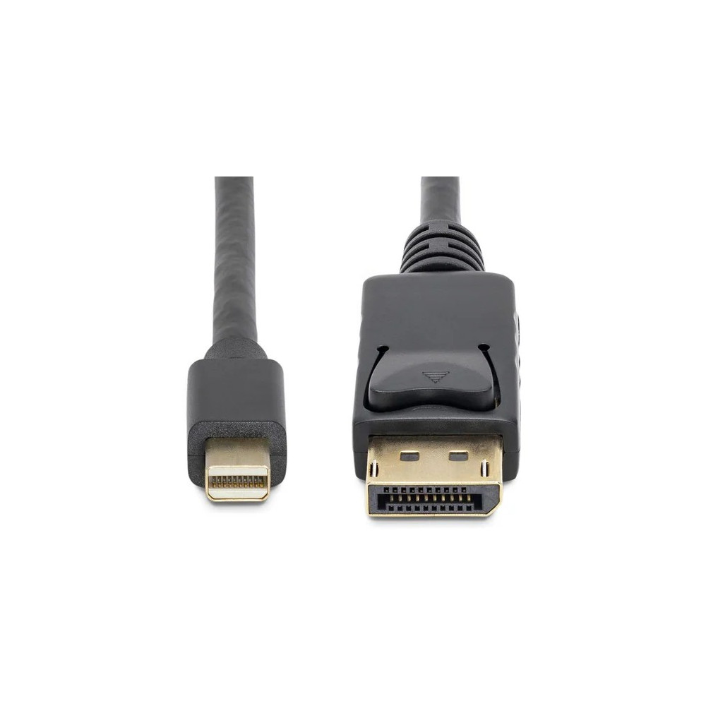 StarTech MDP2DPMM1M 1m (3ft) Mini DisplayPort to DisplayPort 1.2 Cable, 4K x 2K mDP to DisplayPort Adapter Cable, Mini DP to DP Cable for Monitor - Cable for TV, Projector - First End: 1 x 20-pin Mini DisplayPort 1.2 Digital Audio/Video - Male - - Image 4