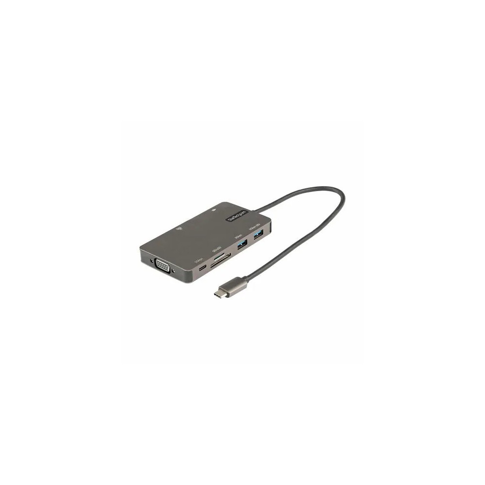 StarTech DKT30CHVSDPD USB C Multiport Adapter, HDMI 4K 30Hz or VGA, 5Gbps USB 3.0 Hub (USB A / USB C Ports), 100W Power Delivery, SD/Micro SD, GbE - USB-C multiport adapter 4K 30Hz HDMI or VGA - USB 5Gbps 2x USB-A / 1x USB-C / 1x 100W Power Deli - Image 2