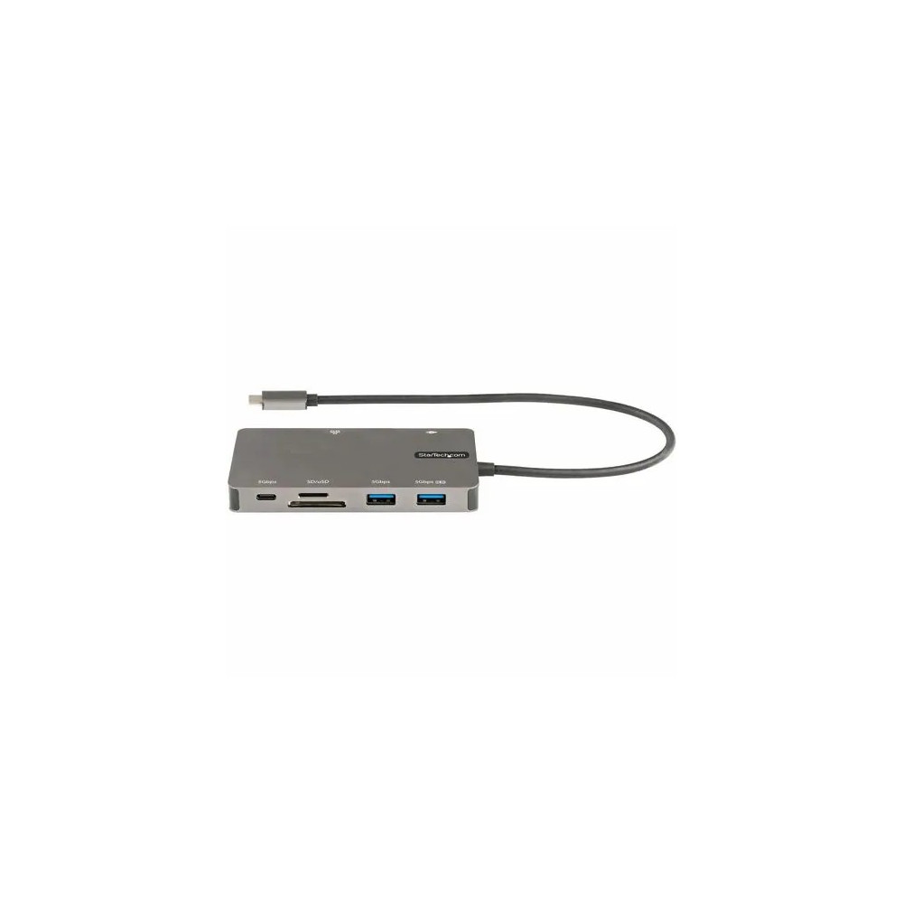 StarTech DKT30CHVSDPD USB C Multiport Adapter, HDMI 4K 30Hz or VGA, 5Gbps USB 3.0 Hub (USB A / USB C Ports), 100W Power Delivery, SD/Micro SD, GbE - USB-C multiport adapter 4K 30Hz HDMI or VGA - USB 5Gbps 2x USB-A / 1x USB-C / 1x 100W Power Deli - Image 4