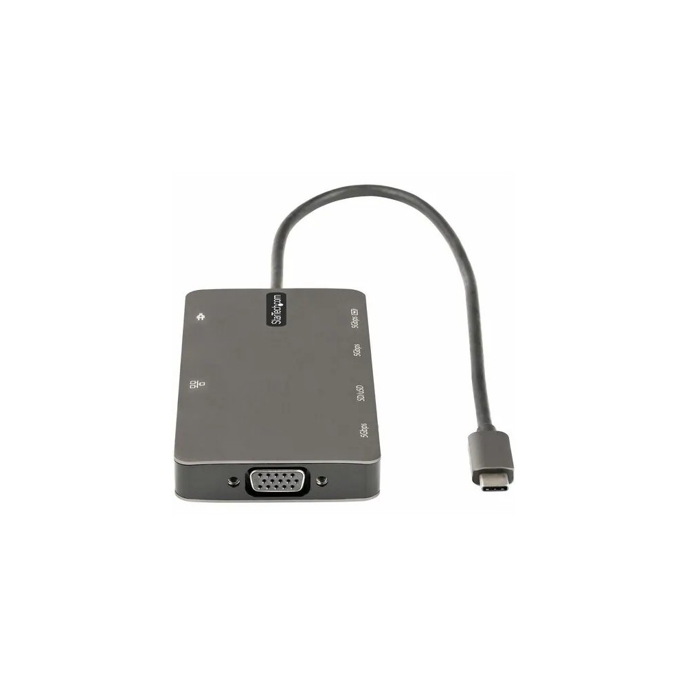 StarTech DKT30CHVSDPD USB C Multiport Adapter, HDMI 4K 30Hz or VGA, 5Gbps USB 3.0 Hub (USB A / USB C Ports), 100W Power Delivery, SD/Micro SD, GbE - USB-C multiport adapter 4K 30Hz HDMI or VGA - USB 5Gbps 2x USB-A / 1x USB-C / 1x 100W Power Deli - Image 6