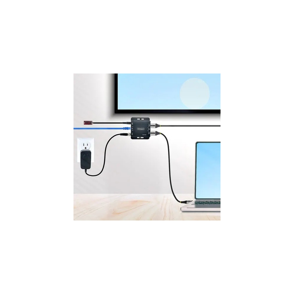 StarTech EXTEND-HDMI-4K40C6P1 HDMI Over CAT5/CAT6 Extender w/ Power Over Cable (70m) - Image 7