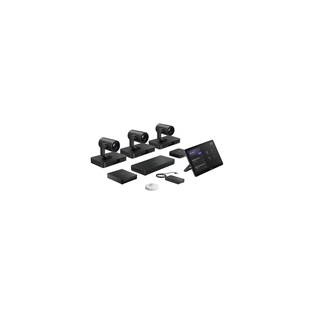 Yealink MVCS98-C5U-004 MTR KIT,SMARTVISION80(3),MTOUCHPLUS,AVHUB,RCH40-E2,MVCBYODEXT,XLRG - Image 1