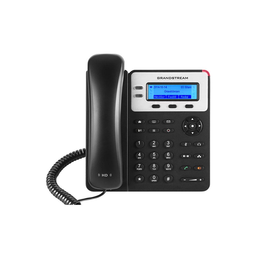 Grandstream GXP1620 2 Line Basic IP Phone, 2 SIP Accounts, 132x48 Backlit Graphical LCD Display, HD Audio - Image 1