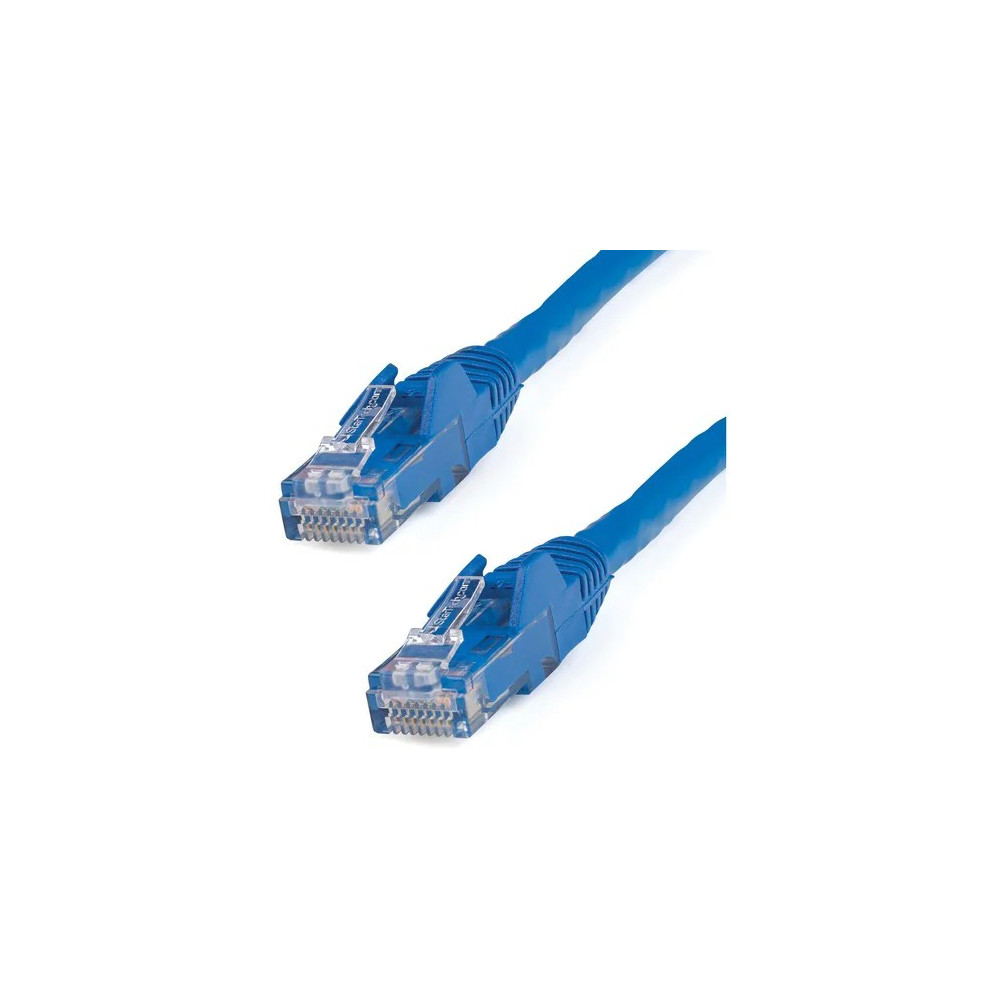 StarTech N6LPATCH50CMBL 50cm CAT6 Ethernet Cable, LSZH (Low Smoke Zero Halogen), 10 GbE Snagless 100W PoE UTP RJ45 Blue CAT 6 Network Patch Cord, ETL - 50cm Blue LSZH CAT6 Ethernet Cable - 10GbE Multi Gigabit 1/2.5/5Gbps/10Gbps to 55m - 100W PoE - Image 1