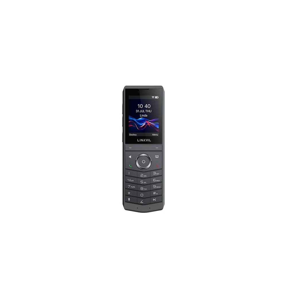 Fanvil W620W Portable Wi-Fi Phone, 2.4-inch HD LCD Screen,Video Preview, Programmable Keys,Type-C Port, Built-in Dual-band Wi-Fi 6, 240H Standby - Image 1