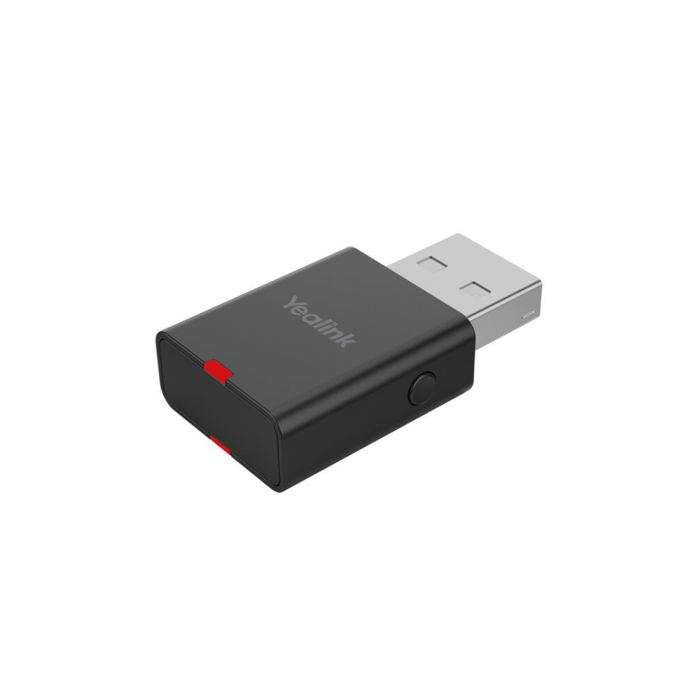 Yealink WDD60 DECT Headset USB Dongle for use with WH6x Wireless Headsets, 2Micro, USB 2.0, LED Indicates, High Transmission Rate - Image 1