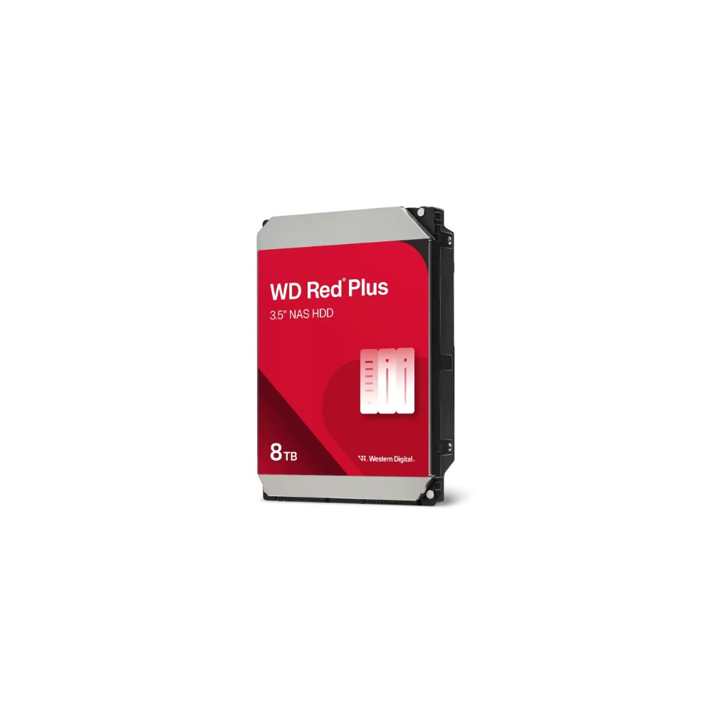 Western Digital WD80EFPX WD Red Plus 8TB 3.5" NAS HDD SATA III NAS 5400 RPM 256MB Cache - Image 1