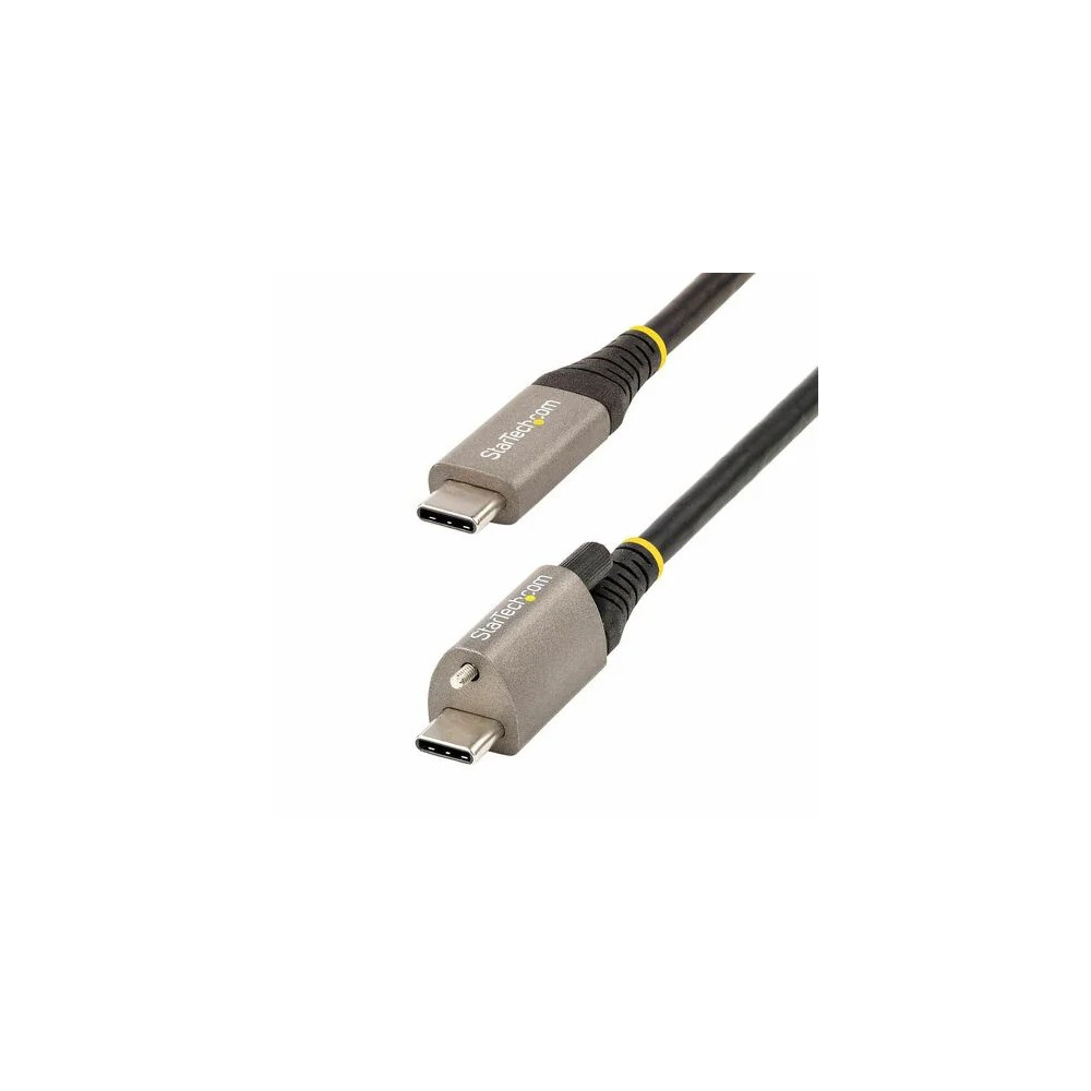 StarTech USB31CCTLKV50CM 50CM (20IN) USB-C CABLE, TOP SCREW LOCKING, USB 10GBPS, 100W (5A) POWER DELIVERY, - Image 2