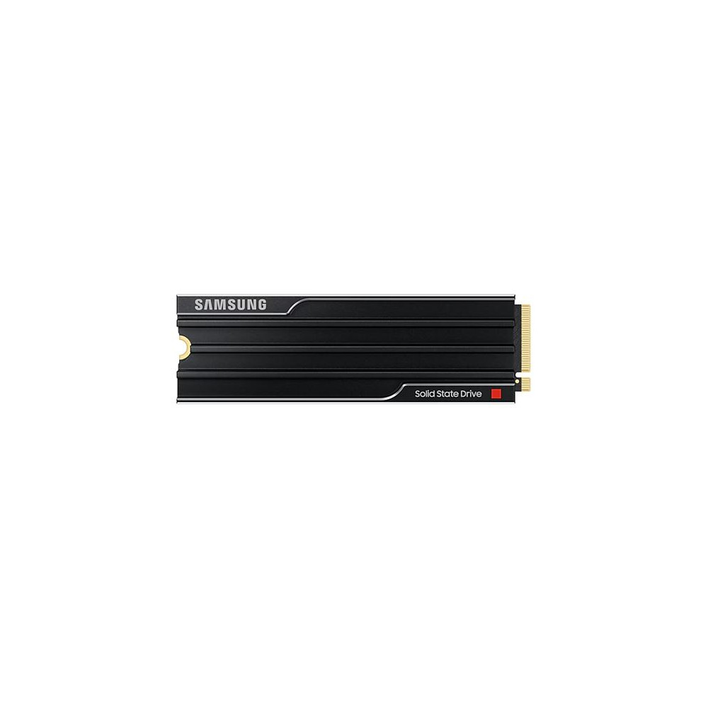 Samsung MZ-VAP2T0CW 9100 PRO 2TB PCIe Gen5 NVMe SSD Heatsink 14700MB/s 13400MB/s R/W 1850K/2600K IOPS 1200TBW 1.5M hrs V-NAND TLC AES 256-bit Encryption 5yr wty - Image 1