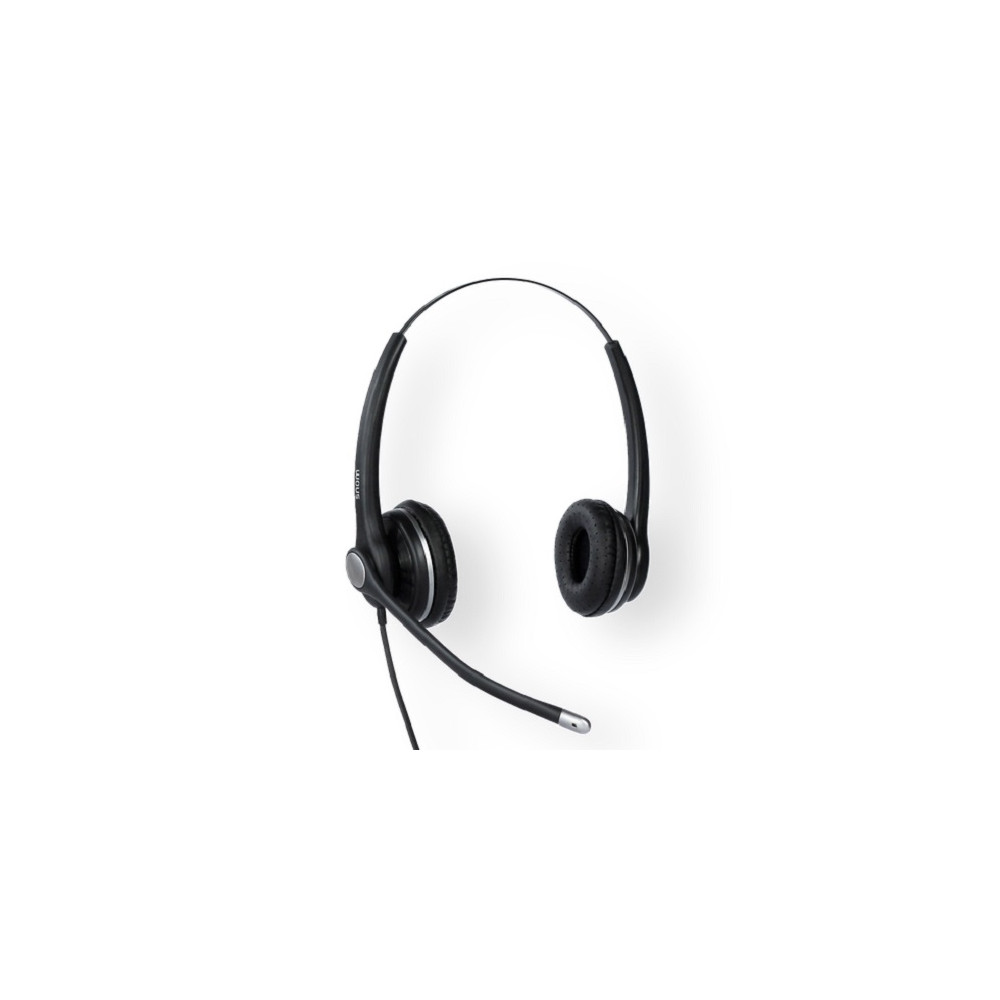 Snom SNOM-A100D A100D Wideband Binaural Headset For -D3xx/D7xx/7xx, 300° Frlexible Boom, Passive Noise Cancelling Microphone - Image 1