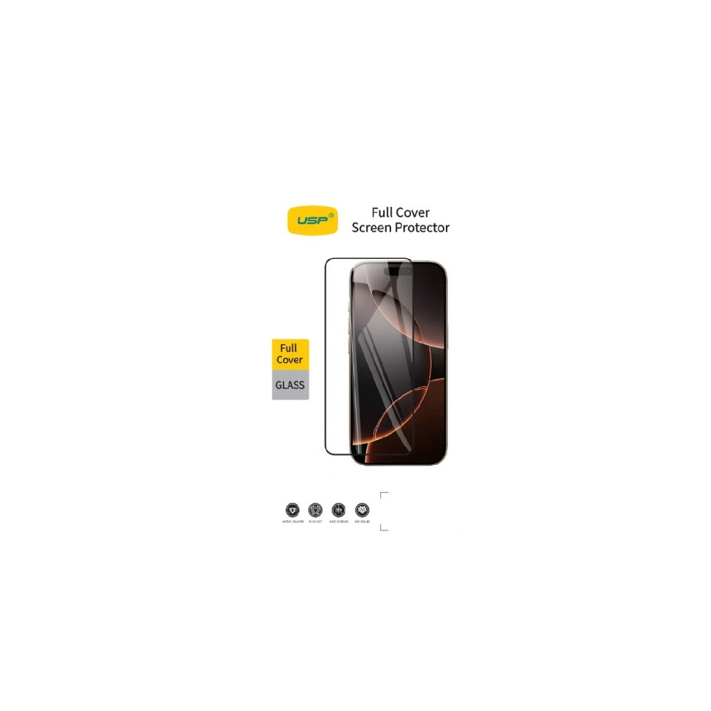 USP 6976552044226 Apple iPhone Air (6.5') Tempered Glass Screen Protector - Full Coverage, 9H Hardness, Bubble-free, 5 Years Warranty - Image 1
