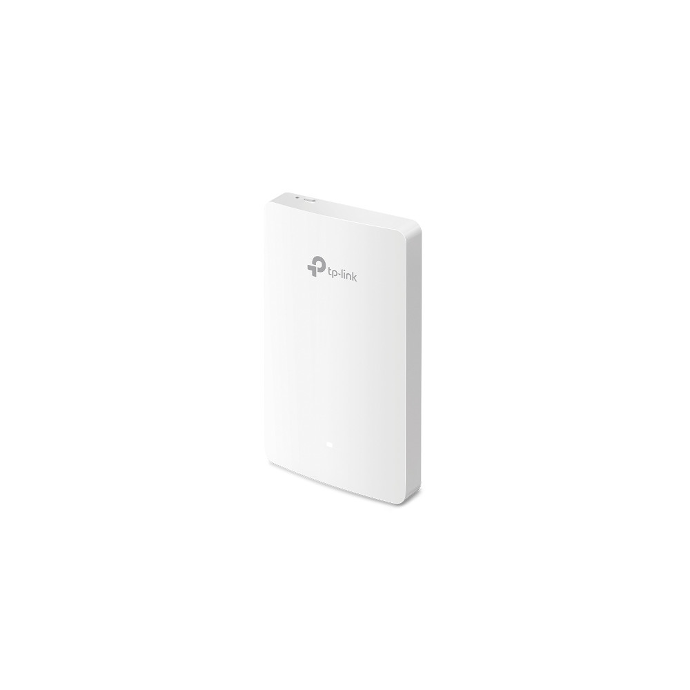 TP-LINK EAP615-WALL OMADA AX1800 WI-FI 6 DUAL-BAND WALL PLATE ACCESS POINT, GbE(4), POE, 5YR - Image 1