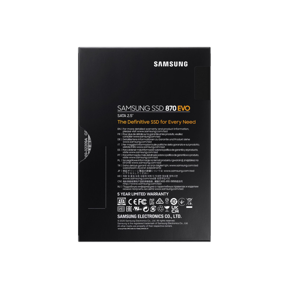 Samsung MZ-77E1T0BW (870 EVO) 1TB, 2.5" INTERNAL SATA SSD, 560R/530W MB/s, 5YR WTY - Image 6